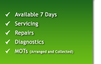 Car repairs and diagnostics